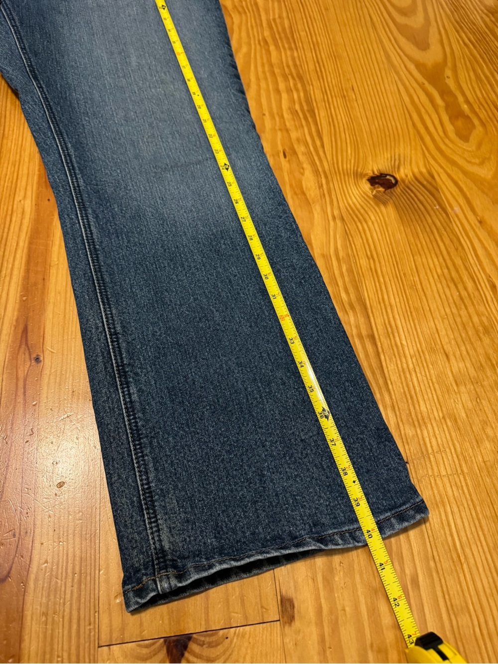 ARIAT Jeans Rebar M4 Mens 36/30 Relaxed Boot Denim Phantom Wash Work Wear (2) - Picture 6 of 14